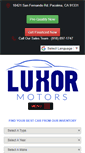 Mobile Screenshot of luxormotors.net